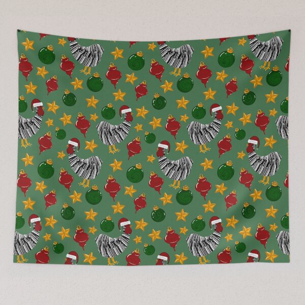 Item preview, Copy of Christmas Chickens- Green designed and sold by Katie Morris Art.