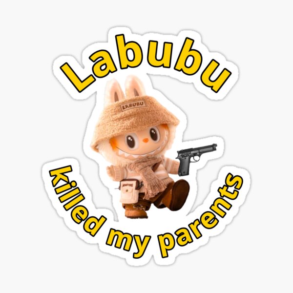 Vista previa del artículo con la obra «La miseria de Labubu», diseñado y vendido por Molespignoses.