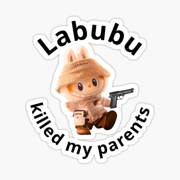 Vista previa del artículo con la obra «Miseria de Labubu 2», diseñado y vendido por Molespignoses.
