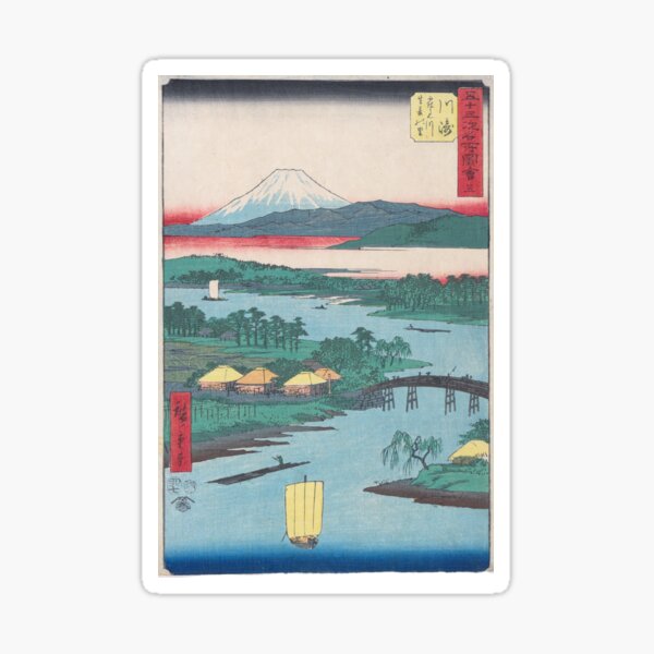 Item preview, Kawasaki by Andō Hiroshige designed and sold by LegacyArtHub.