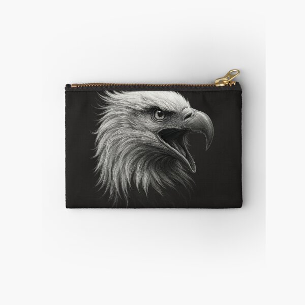 Item preview, Eagle head in black and white – Screaming Eagle designed and sold by Bernd Friese.