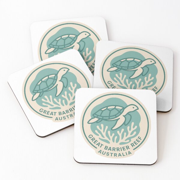 Item preview, Great Barrier Reef Australia - turtle designed and sold by LoveLabDesign.