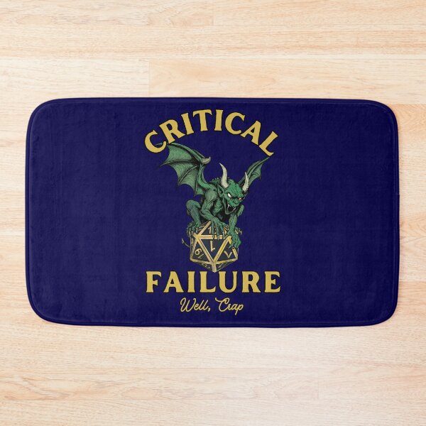 Item preview, Critical Failure: Well, Crap designed and sold by Kate Miller Illustrator.