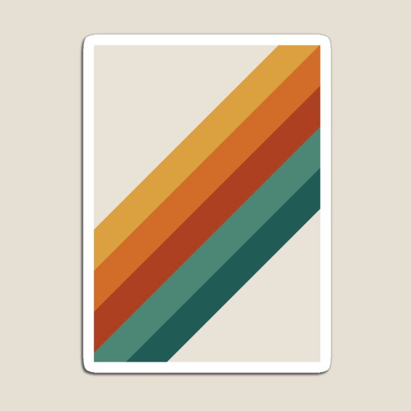 Item preview, Retro Vintage Stripes w/ Warm Green Aesthetic Colors designed and sold by retron..