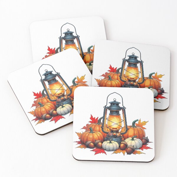 Item preview, Lantern & Leaves designed and sold by CozyinTime.