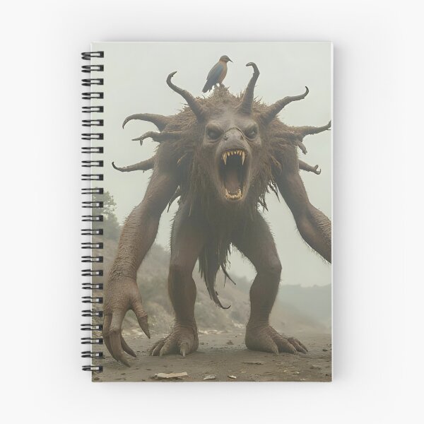 Item preview, Type Photograph of a hellish beast with a little bird standing on it. designed and sold by Extintos.