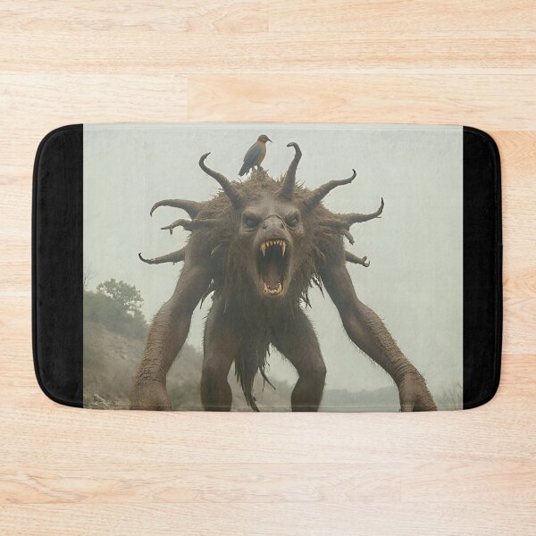 Item preview, Type Photograph of a hellish beast with a little bird standing on it. designed and sold by Extintos.