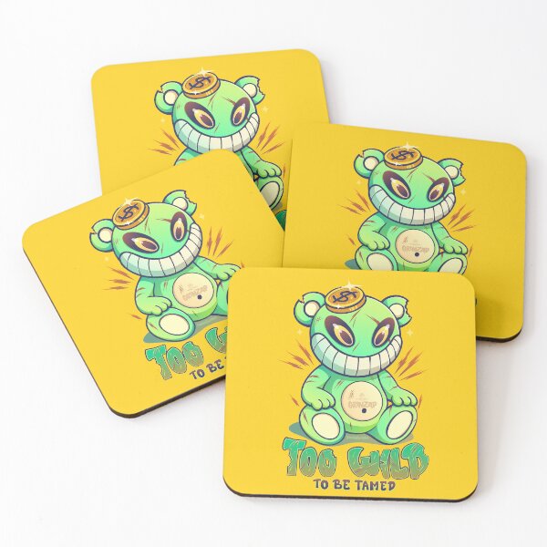 Item preview, GRINZAP Wild Green Bear designed and sold by Goba Bali Studio.