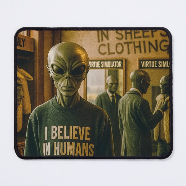 Item preview, funny alien meme for scifi fans designed and sold by Mauswohn.