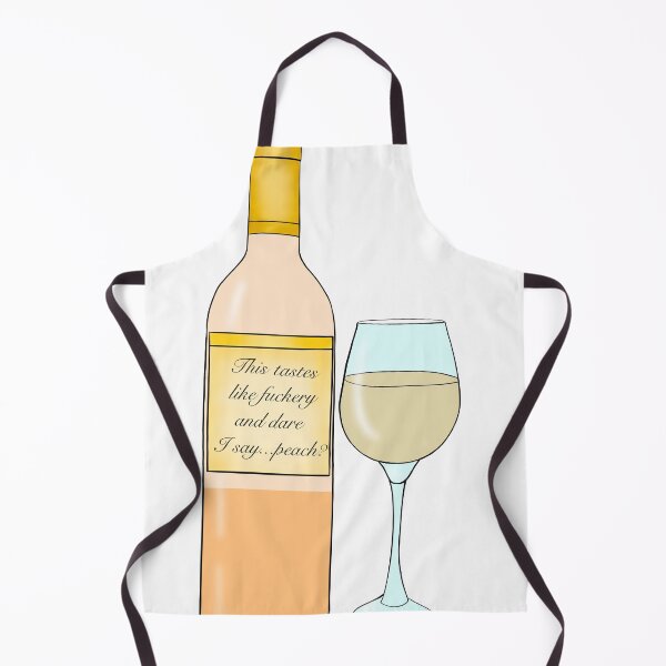 Item preview, Orange Wine Bottle with Glass — Funny “This Taste Like F! ...Peach?” Wine Quote Design designed and sold by StudioSamanthaa.