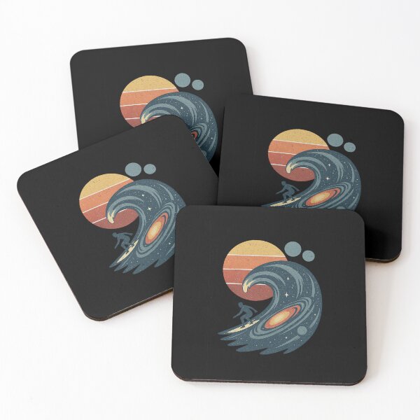 Item preview, Cosmic Wave Rider – Retro Sunset Surf designed and sold by ArcadiaSilence.