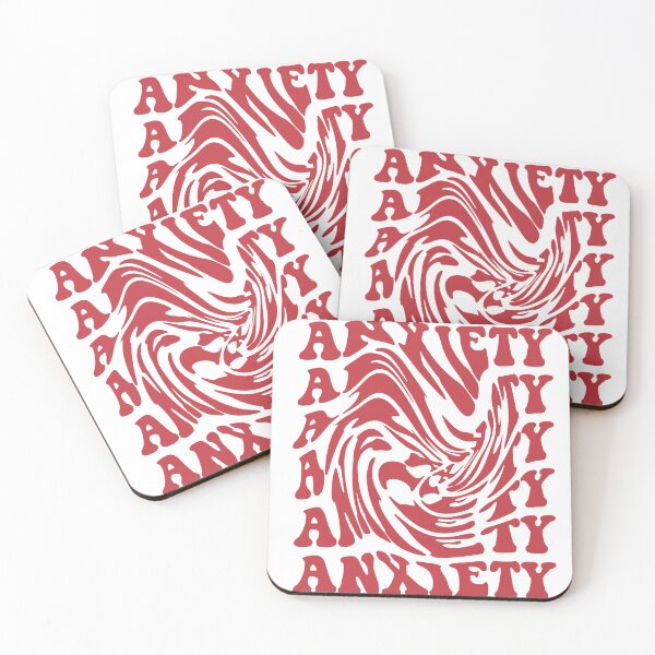Item preview, Distorted Anxiety Typography Psychedelic Art designed and sold by andry01.