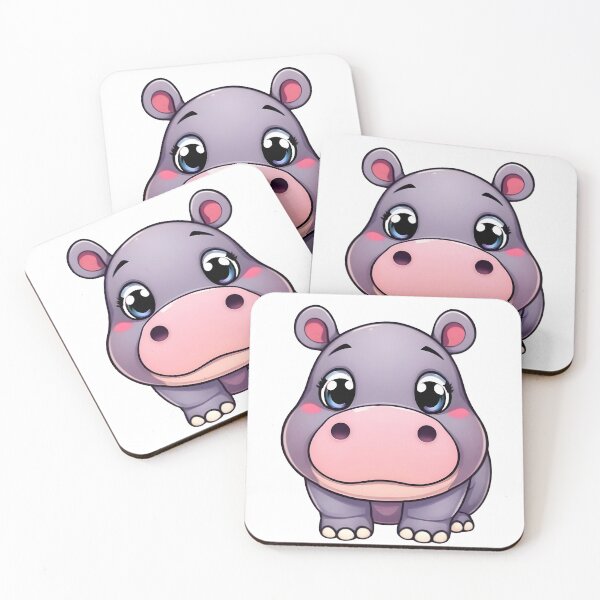 Item preview, Adorable Baby Hippo designed and sold by bytefulbloom.