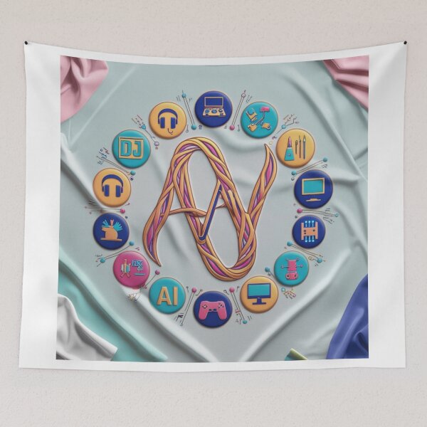 Item preview, AI Gaming Logo- Iconic Colour Design Tshirt designed and sold by AS-Graphics.