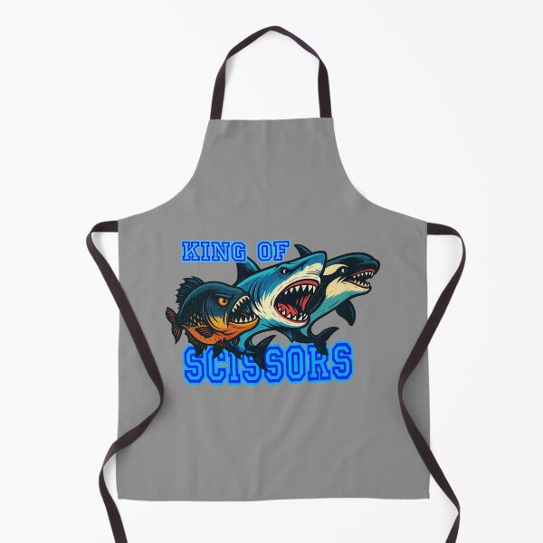 Item preview, King of Scissors PNG, Aggressive Shark Piranha Orca Clipart, Sea Predator Animal Head Design, Bold Ocean Beast Artwork for POD designed and sold by Chayanan02.