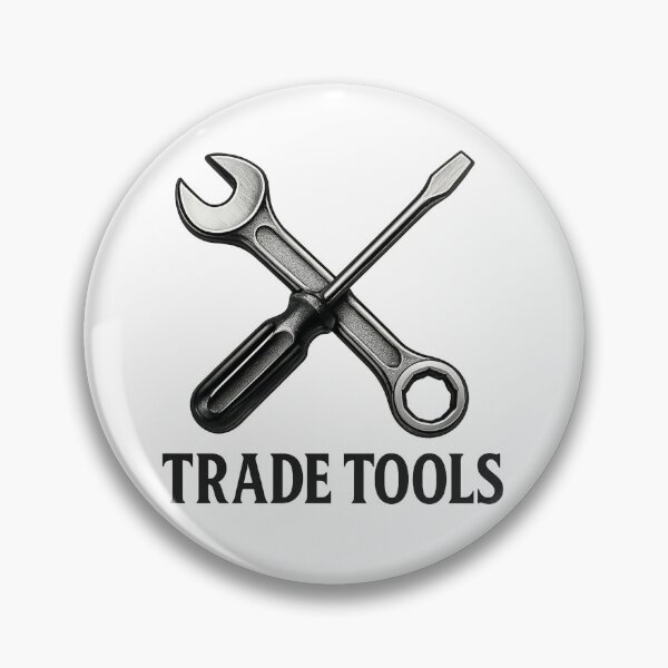 Item preview, Trade Tools – Minimal Trades Badge Tee/Hoodie designed and sold by TONSNAP.