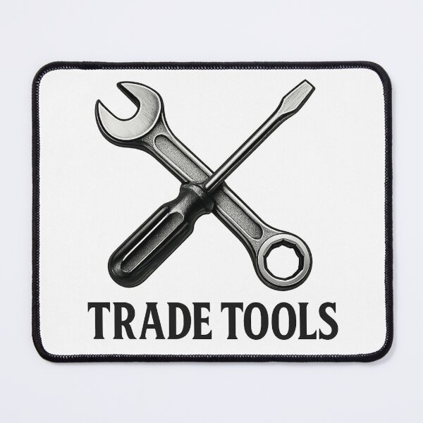 Item preview, Trade Tools – Minimal Trades Badge Tee/Hoodie designed and sold by TONSNAP.