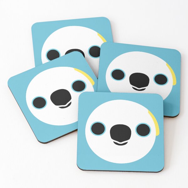 Item preview, The face of a Blue-eyed cockatoo designed and sold by INKOYADO.