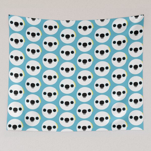 Item preview, The face of a Blue-eyed cockatoo designed and sold by INKOYADO.
