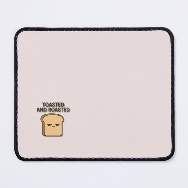 Item preview, Toasted and Roasted – Funny Grumpy Toast Cartoon Illustration designed and sold by konthai.familyart.