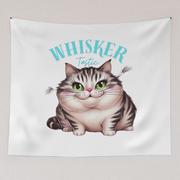 Item preview, Whisker Tastic - Cute Cat designed and sold by MysticalSVK.