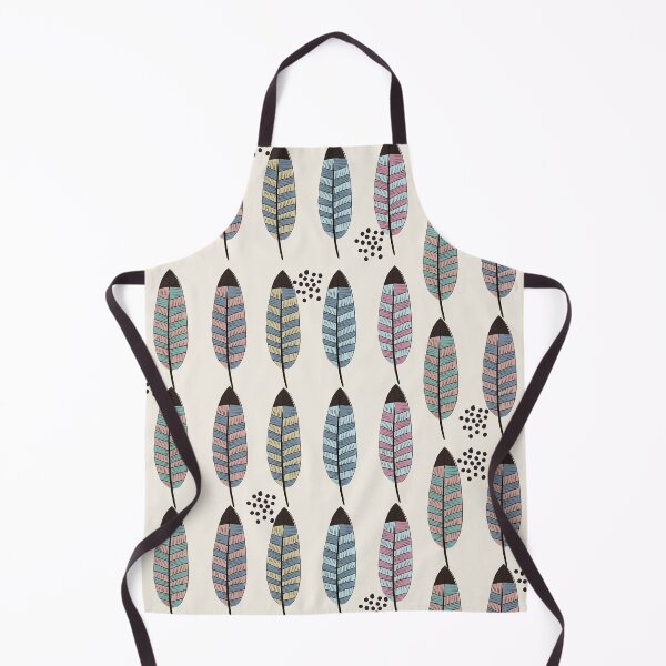 Artikelvorschau, Boho-Federmuster – Handgezeichnetes Pastell-Tribal-Design entworfen und verkauft von Boho Vibes Studio.