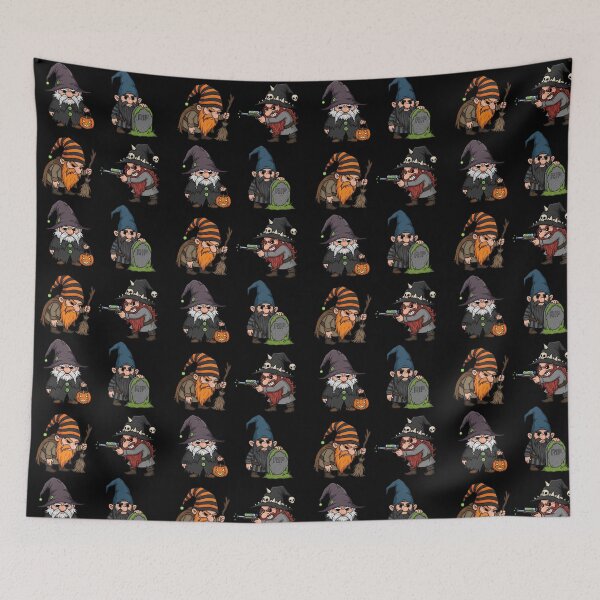 Item preview, Halloween Gnome | Whimsically Spooky and Festively Folkloric Graphic designed and sold by Tw1nsAIArt.