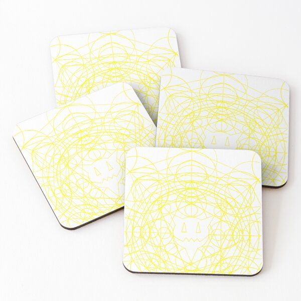 Item preview, Crop Cirlces - yellow designed and sold by PERCENTUM DESIGNS.