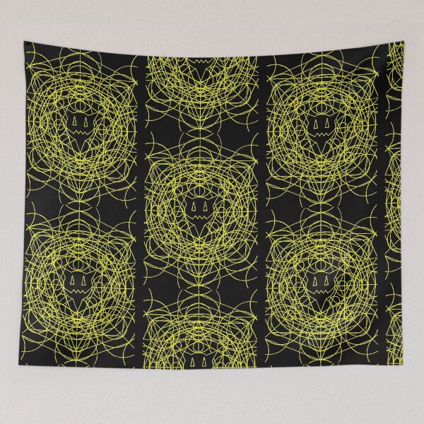 Item preview, Crop Cirlces - yellow designed and sold by PERCENTUM DESIGNS.