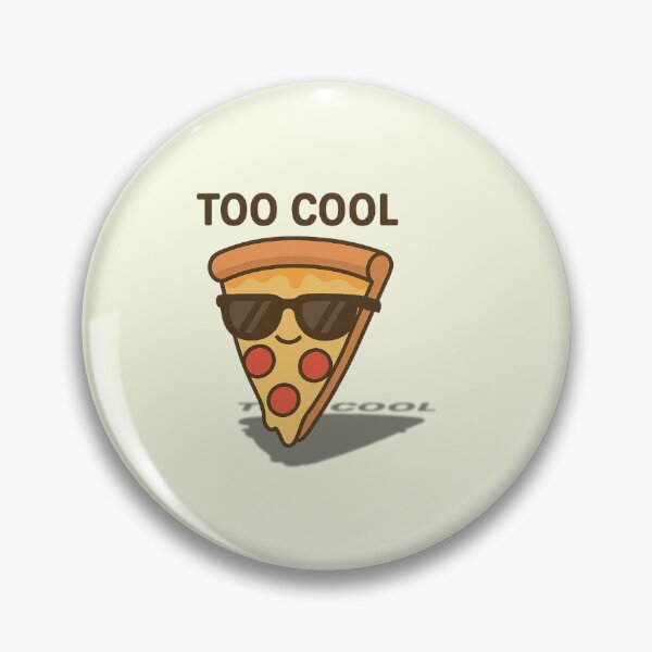 Item preview, Too Cool – Funny Cool Pizza Slice Wearing Sunglasses Cartoon Illustration designed and sold by konthai.familyart.