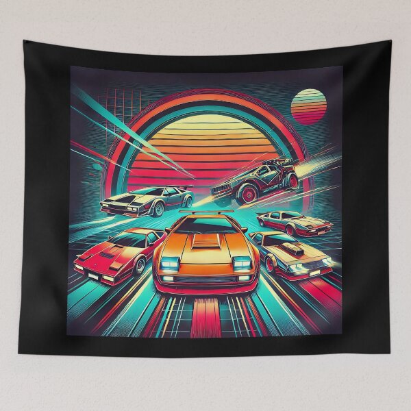 Item preview, Neon Horizon – Retro Speed Rush designed and sold by ArcadiaSilence.