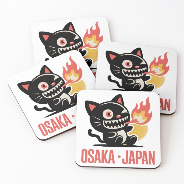 Item preview, Osaka Japan Cat designed and sold by Angry Swan Designs.