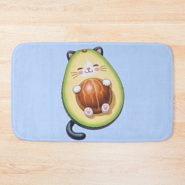 Item preview, Avocato – Kawaii Avocado Cat with Seed Belly designed and sold by ByBryteG.