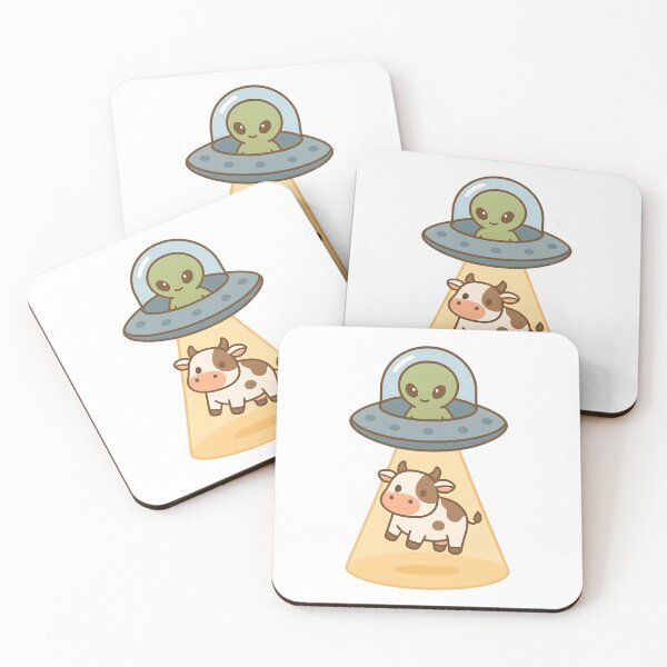 Item preview, Alien Abducts a Cow designed and sold by Delamoon.
