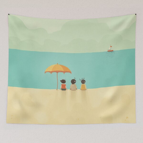 Item preview, Friends by the Shore designed and sold by Whimsical Hug.
