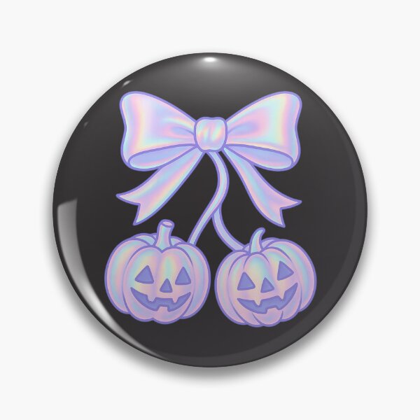 Item preview, Pumpkin Cherries Bow Girly Halloween Spooky Season Vintage Y2K Retro designed and sold by SunfullyYours.