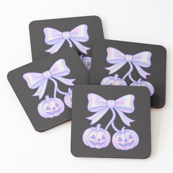 Item preview, Pumpkin Cherries Bow Girly Halloween Spooky Season Vintage Y2K Retro designed and sold by SunfullyYours.
