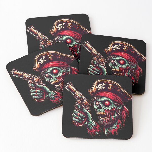 Item preview, Zombie pirate designed and sold by Shirtabell.