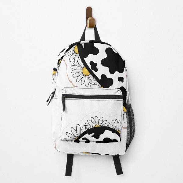 Item preview, Heart in Cow Print with Daisies – Pastel Pink Farmcore Aesthetic designed and sold by 001Haiba.