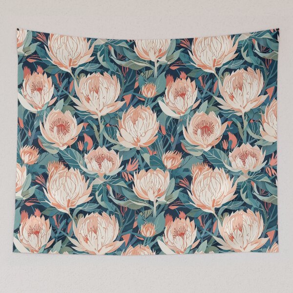 Item preview, Pastel Protea Flowers designed and sold by CoolPixels.