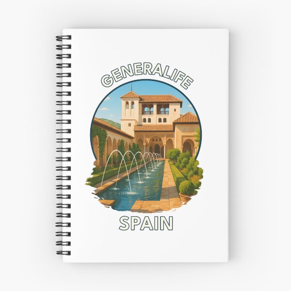 Item preview, Generalife Gardens Granada – Moorish Palace & Andalusian Scenery designed and sold by inkNext.