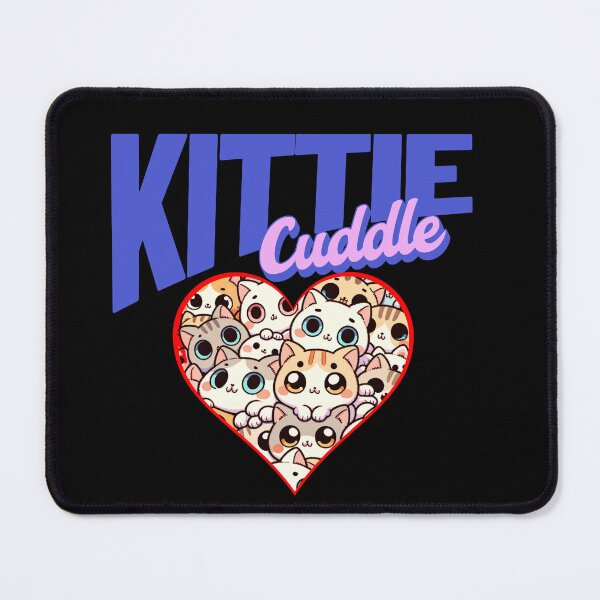 Item preview, Kittie Cuddle Heart - Cute Kawaii Cats & Kittens Pile Design designed and sold by NSB-Design.