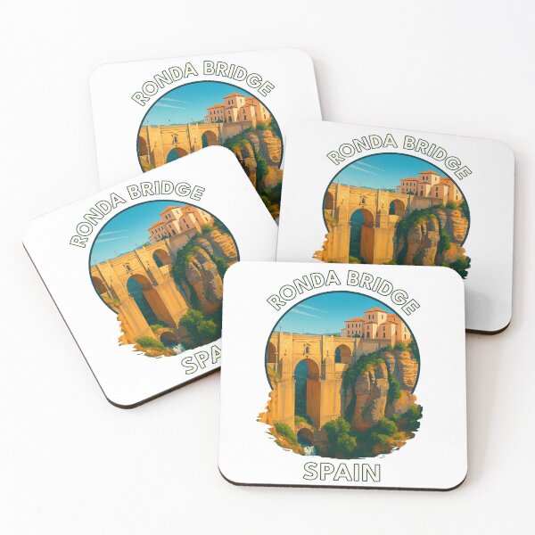 Item preview, Ronda Bridge Spain – Puente Nuevo Andalusia Travel Art designed and sold by inkNext.