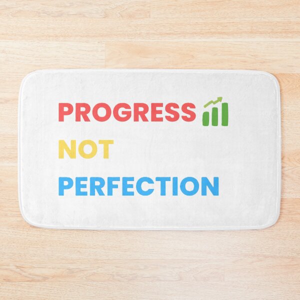 Item preview, Progress, not perfection designed and sold by Alphasoft Designs.