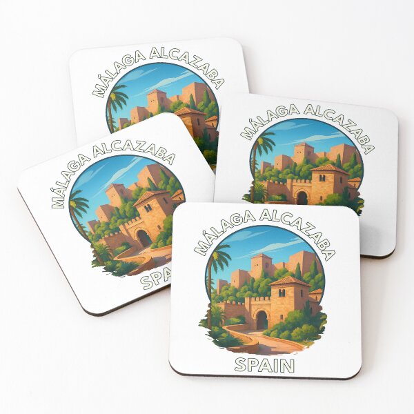 Item preview, Málaga Alcazaba Fortress – Historic Andalusian Castle & Mediterranean Scenery designed and sold by inkNext.