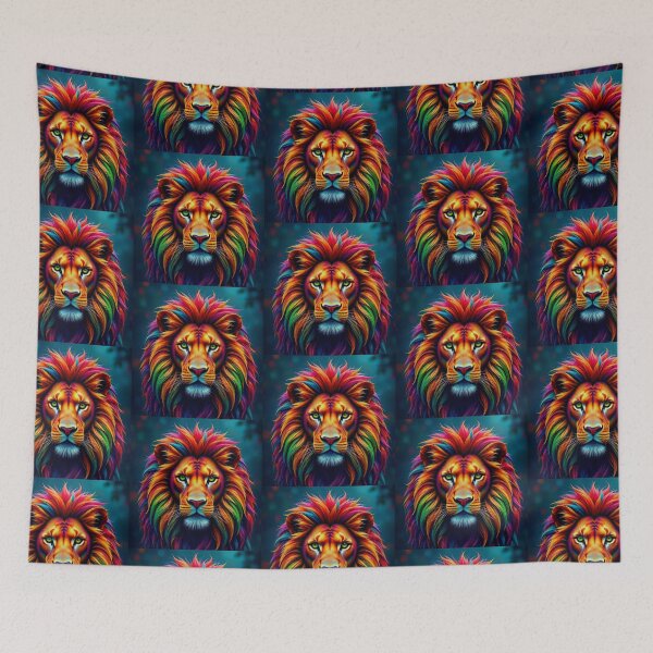 Item preview, Colorful lion  designed and sold by Dogandesighn.