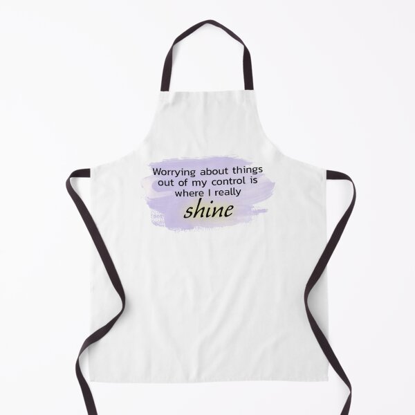 Item preview, Worrying about things out of my control is where I really shine purple designed and sold by Thought2reality.