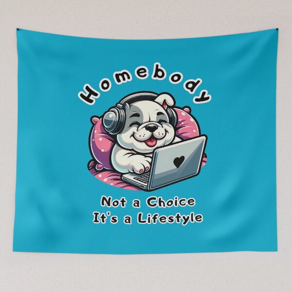 Item preview, bulldog homebody: not a choice_its a lifestyle designed and sold by jessie848v.