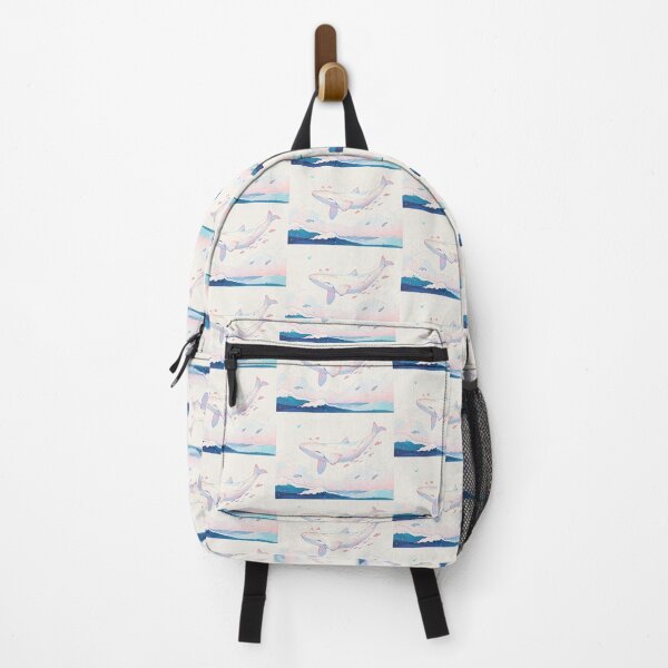 Item preview, Flying Pastel Whale Over the Ocean designed and sold by KiraChie.
