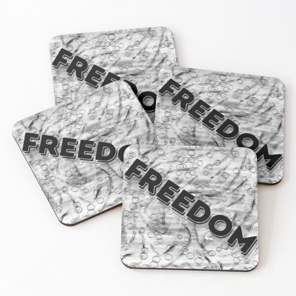 Item preview, Monochrome Bubbles Freedom Version designed and sold by camteng.